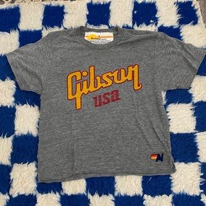 Aviator Nation x Gibson Exclusive boyfriend tee